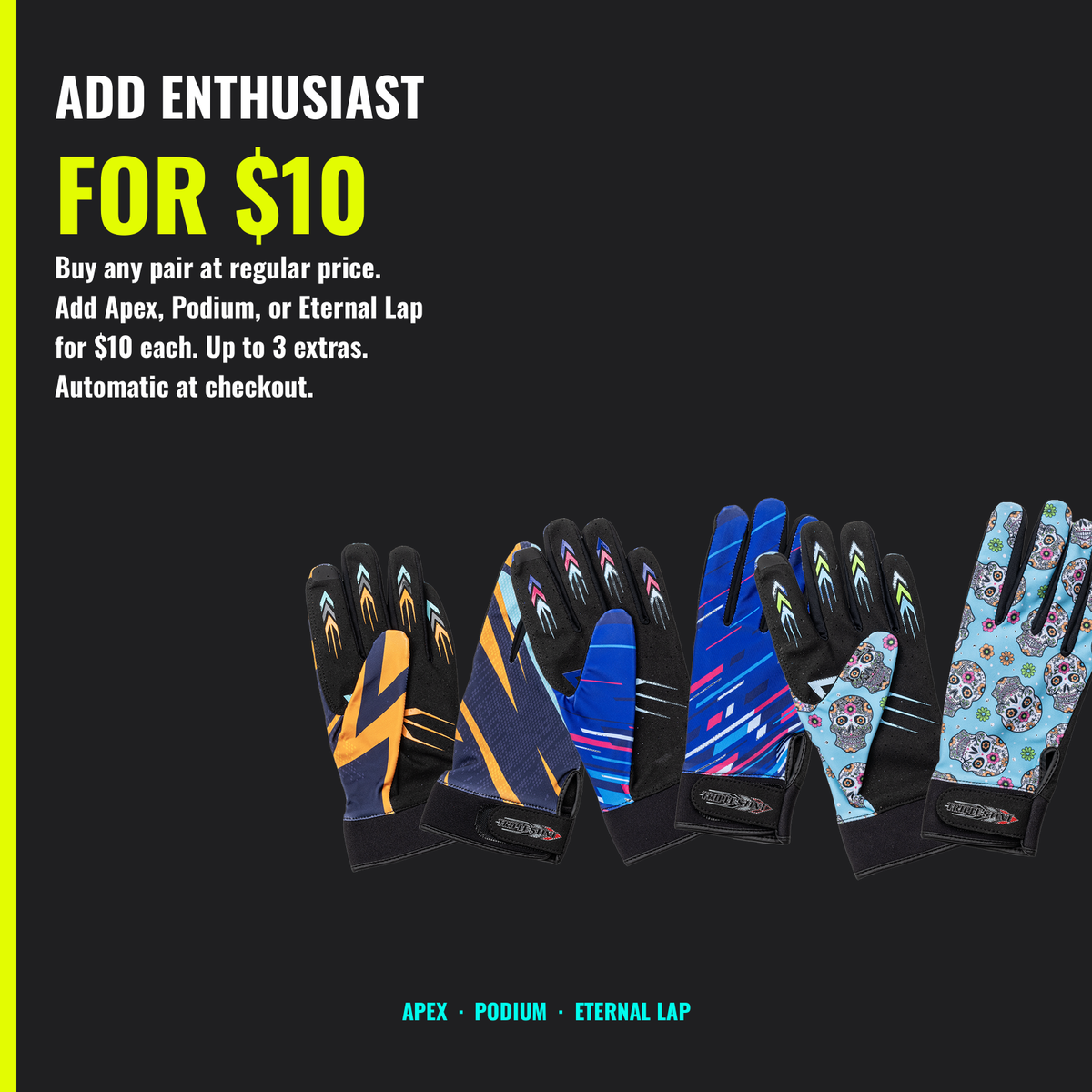 Add Enthusiast for $10